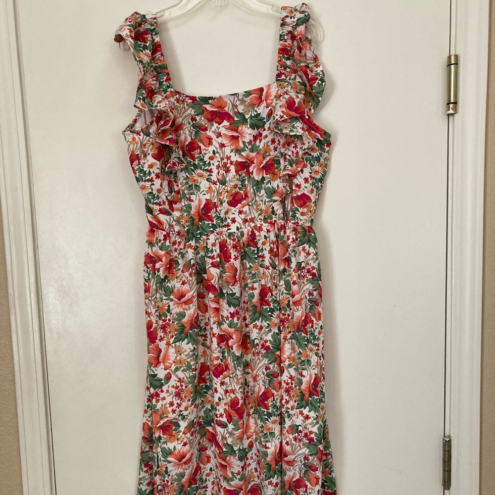 Staccato Floral Dress